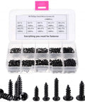 Heavy Duty M1 M1.2 M1.4 M1.7 Carbon Steel Screw Assortment With Phillips Pan Heads For Electronics And Home Jobs, 1000-piece kit with various screw sizes.