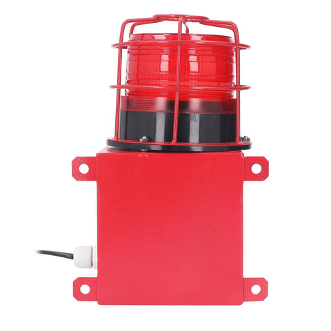 Hardhat Ready Job Site Beast With 115 Decibel Loud Horn And IP65 Waterproof LED Strobe Light For Mine Quarry Construction Emergency Sound Visual Warning Alarm Beacon