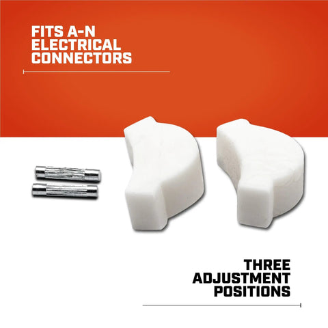 Replacement Pads And Pins Kit For AN Connector Pliers Built To Last With Durable Alloy Steel Includes Two Pads And Two Pins