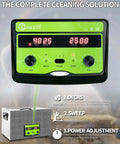 Industrial Ultrasonic Cleaner 30L 600W With Adjustable Power, Sweep And Degas control panel display