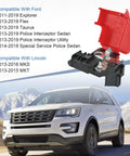 Heavy Duty Battery Terminal End Circuit Breaker Replacement For Da8z14526a fits Ford Explorer and Lincoln MKS with red cover.