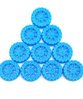 Blue wheels from 300 Pcs Toy Wheels And 150 Pcs STEM Shafts For DIY RC Cars Boats And Helis Build Your Own Model Projects