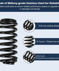 2 Pack Replacement Seat Spring Kit For John Deere Lawn Mowers And Tractors GX20486 GX22456 beefed up alloy steel spring details