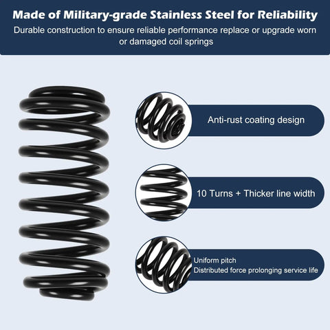 2 Pack Replacement Seat Spring Kit For John Deere Lawn Mowers And Tractors GX20486 GX22456 beefed up alloy steel spring details