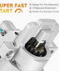 Close-up of 12V Starter Motor For Mazda 3 I Model 2004 2005 2006 2007 2008 2009 2.0L L4 CW Rotation 11 Teeth Replacement Part SMT0253