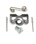 One Quarter Turn Quick Release Dzus Button Kit With Steel Slot Head Buttons Springs Dimpled Tabs And Weld Tab Plates