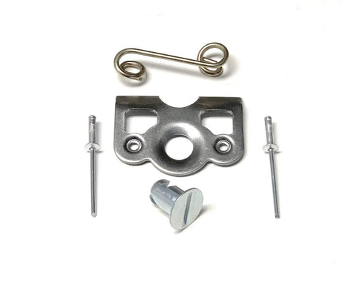 One Quarter Turn Quick Release Dzus Button Kit With Steel Slot Head Buttons Springs Dimpled Tabs And Weld Tab Plates