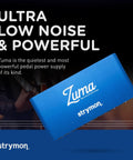 Zuma 9 Outlet Guitar Pedal Power Supply With 9V And 18V Outputs 12V Compatibility Worldwide AC Isolated Sockets Blue Finish