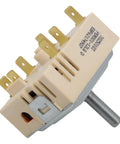 Infinite Control Switch For Range Surface Element Replacement Compatible With AP7225541 EBF62174902 EBF62174904 close-up with metal shaft
