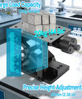 Z Axis Manual Lift Platform With Precision Positioning Stage And Fine Adjustment Slider Micro Positioner Lab Jack Elevator with 20kg load.