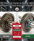 Beefy Heavy Duty Cylindrical Retaining Compound For Shafts Gears And Bushings Low Viscosity Anaerobic Glue Before and After Use