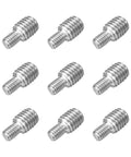 Double End Threaded Studs M5 To M8 Stainless Steel 304 Reducer Adapter Set 9 Pieces shown on white background