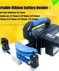 Saditesdk Electric Pipe Bender For Copper Tubes Fast 90 Degree Bend Tool with portable lithium battery and cast iron dies.