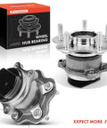 Rear Wheel Bearing And Hub Assembly Set For Nissan Rogue FWD 2008 To 2013 And Rogue Select 2014 To 2015 5 Lug Compatible