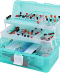 Hands On Electricity And Magnetism Experiments Kit With Complete Circuit Box Teaching Instrument For High School Students Learn DC Motors Conductors And Insulators Varistor Concepts And Electromagnetic Models. transparent plastic circuit box kit with red and black terminals