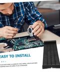 Tech enthusiast using Anti Static Circuit Board Storage Rack And PCB Holder Stand For Safe Electronics Protection Essential Tool.