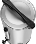 Top view of 110 Cup Commercial Coffee Urn 16 L Large Capacity Stainless Steel Hot Coffee Maker With Double Wall Insulation Thermal Carafe