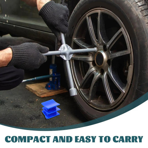 4 Piece Auto Dent Repair Kit with Plastic Puller Tabs and Heavy Duty Sheet Metal Expander for Body Repair and Hail Damage