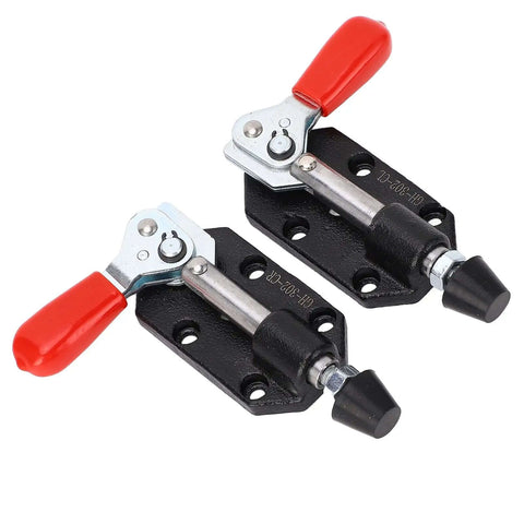 Two Pack Push Pull Toggle Clamp Set For Woodworking And DIY Positioning Jigs Grab And Go Left Right 20mm Stroke Stable Clamping Force