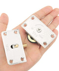 Cabinet Sliding Door Pulley Kit With Screws For Wardrobe And Barn Doors Durable Zinc Alloy Rolling Door Hardware in hand