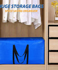 Heavy Duty 57 Gallon Jumbo Moving Bag With Extra Large 42 By 23 By 13.5 Inch Dimensions Massive Capacity for storage in closet