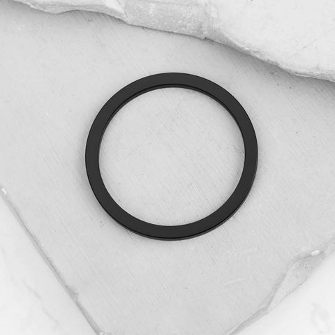 4 Pack 2.5mm Bottom Bracket Spacers 35.1x40x2.5mm Black Aluminum For Shimano Hollowtech II SRAM GXP Truvativ GXP 24mm Axles And More
