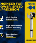 Wave Cutter Forstner Bit Set 7-Piece for Woodworking with Splinter-Free Cutting and Pro Grade Drills image, showing high quality forged steel bit