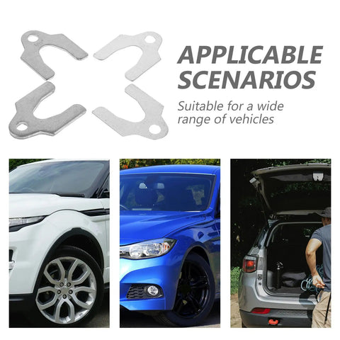 144 Piece Heavy Duty Automotive Panel Alignment Shims Kit With High Strength Steel Slotted Washers For Cars, SUVs, And Trucks, Perfect Door Hinge, Bumper Bracket, And Gap Panel Fit.