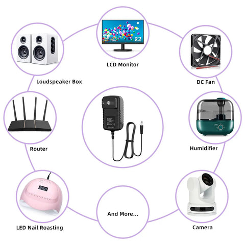 Killer AC DC Adapter Charger For Dremel 2050 Stylo Plus Rotary Tool Replacement Power Supply connected to various devices.