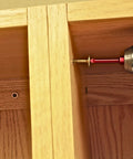 Installing Cabinet Screws 8 By One And Three Quarter Inch Washer Head Pro Grade Bulk 2000 Count For Interior And Exterior Cabinetry