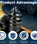 Close-up of rubber plug nails from Portable Tire Repair Kit With 60 Pcs Plug Set Rubber Plug Nails And Screwdriver Self Service On The Go Fix