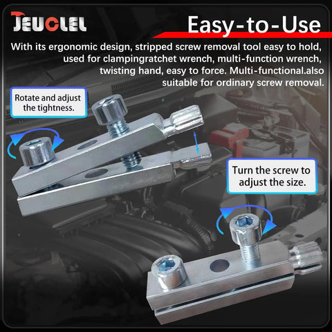 Broken Faucet Removal Tool Pro Grade And Pipe Extractor Set with ergonomic design for damaged screws and bolts removal