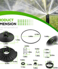 Pro Grade Lawn Sprinkler Irrigation 2 HP Pump Repair Kit With Impeller And Diffuser Complete Service Set Fits Star HSP20P1 parts