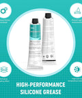 Go-To Food Grade Silicone Grease For High Vacuum And Seals Waterproof And Chemical Resistant High Temperature Tolerant 5.3 Oz Tube