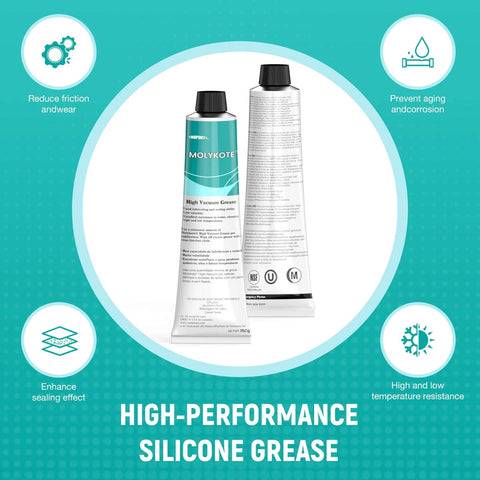Go-To Food Grade Silicone Grease For High Vacuum And Seals Waterproof And Chemical Resistant High Temperature Tolerant 5.3 Oz Tube