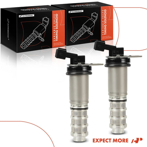 2 Piece Intake And Exhaust Variable Valve Timing VVT Solenoid Replacement Kit For BMW 3.0L Twin Turbo Engines Including X5 335i 535i 550i 335i GT xDrive 335i xDrive 435i Gran Coupe xDrive Plug And Play.