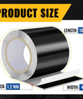Waterproof Patch And Seal Tape 4 Inch By 10 Feet For Outdoor Use And Underwater Leak Repair Ideal For Pools And Plumbing Black 1 Roll