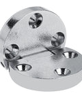 Close-up of zinc alloy hinge from 4 Pack Zinc Alloy Flip Hinges For Folding Tables And Desks, Heavy Duty Table Hardware For Workbenches, Flap Tables
