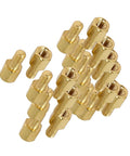 Heavy Duty M3 Brass Motherboard Standoffs Male To Female Thread Hex Spacer Screws Rock Solid PC Case Hardware Building Essentials Slick Anti Rust Spacers Pack Of Twenty Pieces For Custom Gaming Rigs And Desktop Upgrades displayed in a group.