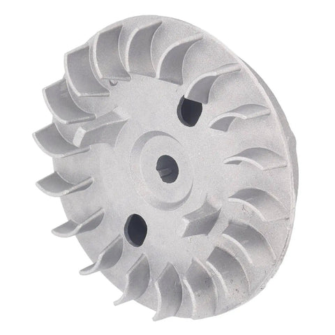 Beefed Up Aluminum Alloy Generator Flywheel Replacement for ET950 ET650, close-up of lightweight power transmission component