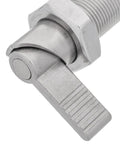 Close-up of Tough As Nails Stainless Steel Indexing Plunger With Solid Locking Bolt and M20 X 1.5 Threaded Knob.
