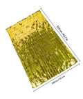 Go-To 6-Piece Survival Emergency Blanket Set With Gold And Silver Reflective Foil showing dimensions 210cm by 140cm