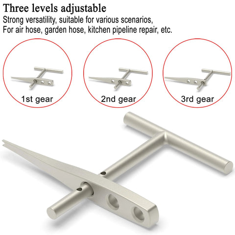 Heavy Duty Manual Wire Binder Hose Clamp For Diy Home Improvement, Stainless Steel Clamper Tensioner with three-level adjustable settings