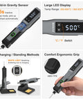 Sweet Cordless Soldering Iron Kit with LED display, ergonomic grip, and temperature range 392-932 F for DIY repairs