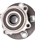 Top view of Rear Wheel Hub And Bearing Assembly 512382 With ABS For Mitsubishi Lancer And Outlander 2007 2015 4WD AWD