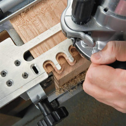 Using Dovetail Jig 12 Inch Kit With 4211 Template for Half Blind, Rabbeted Half Blind, and Sliding Dovetails with router