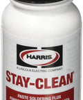 Stay Clean Paste Soldering Flux 4 Oz Jar for Tin Lead Solder Tin Antimony and Tin Silver Solders High Activity Wetting Flux visible
