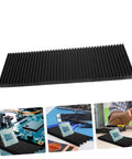 Anti Static Circuit Board Holder And PCB Storage Rack for secure electronic projects, lightweight design, multiple views
