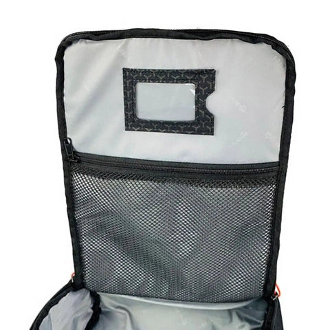 Cruise Reg Dive Equipment Bag With A Spacious 9.4L Main Compartment, mesh pocket for quick access, internal view of lid detail
