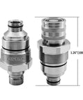 Hydraulic Male And Female Flat Face Quick Coupler Kit 7246799 7246802 AT406474 AT406475 Beefed Up For Bobcat and Deere, front view